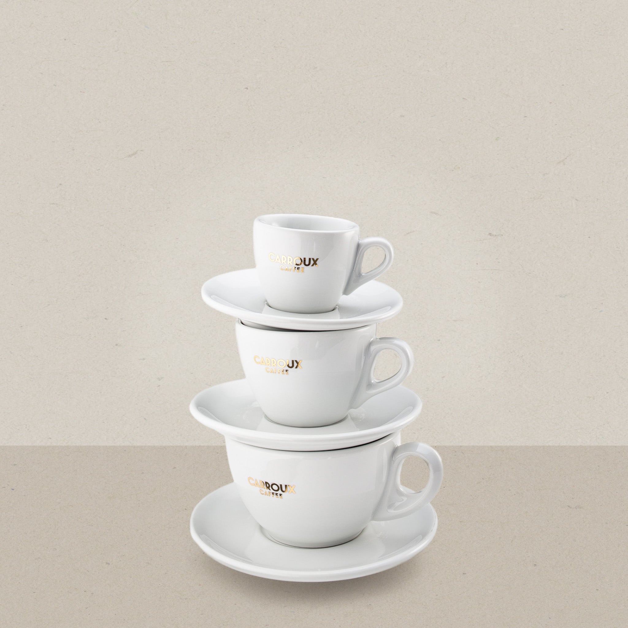 Carroux Cappuccino-Tassen (6er Set)