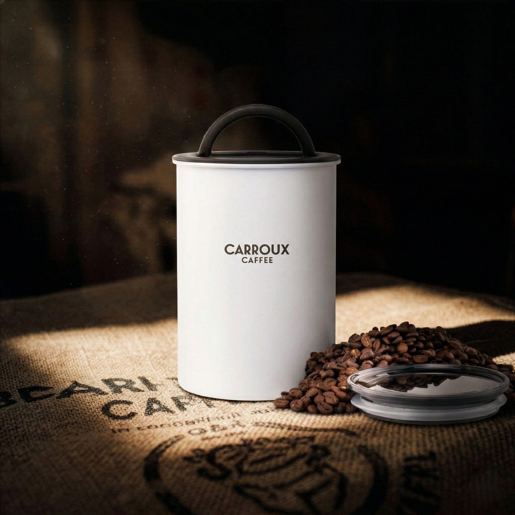 Airscape Kaffeedose mit Carroux Logo