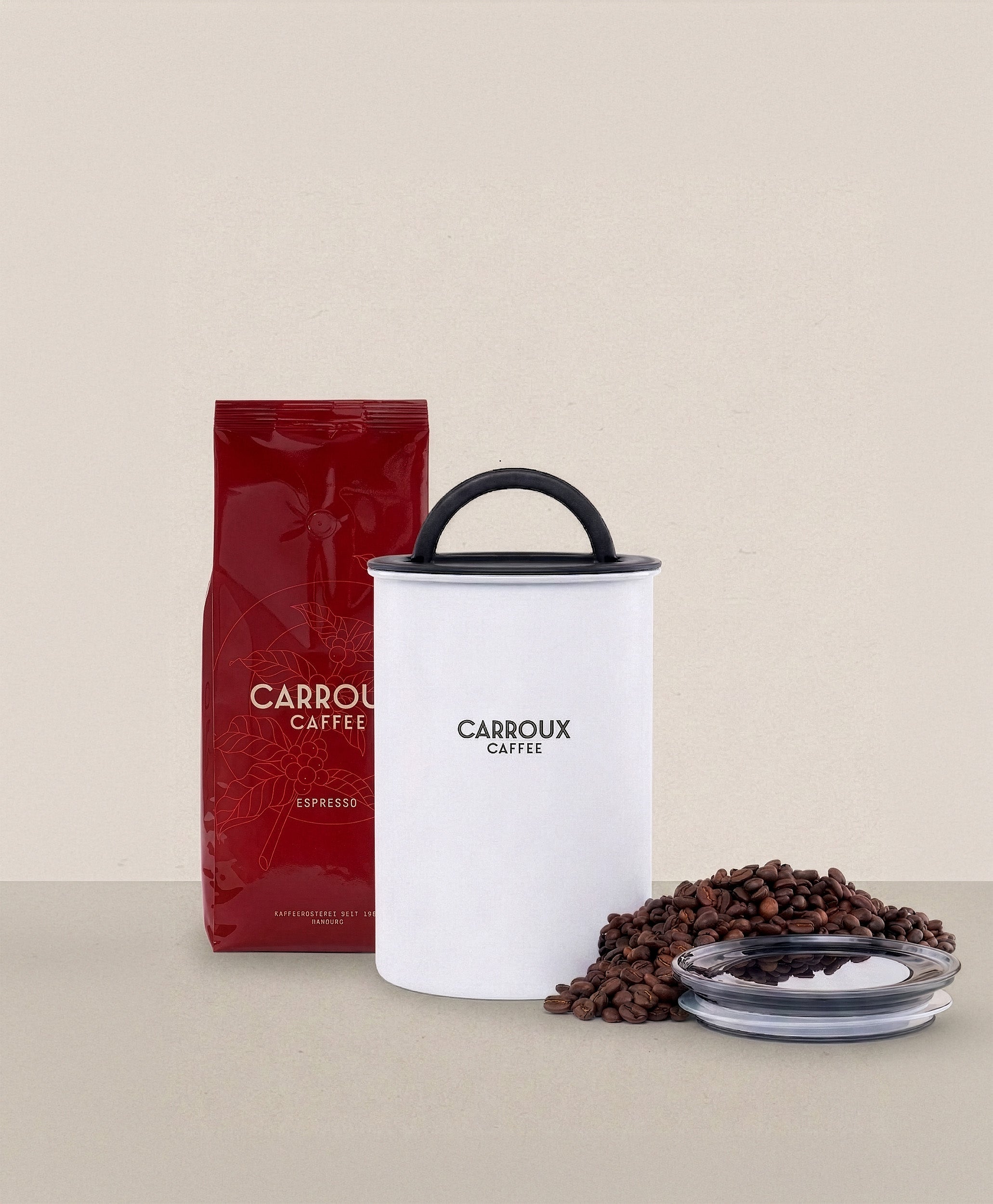 Airscape Kaffeedose + 500g Espresso - Bundle